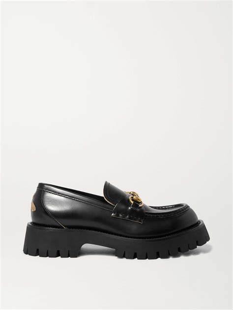 gucci leather horsebit loafer sale|Gucci Horsebit platform loafer.